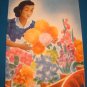 June 1951 ship dinner menu flower cart SS Uruguay Moore-McCormack Lines ocean liner cruise Trinidad