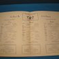 Cowboy litho cruise ocean liner NY Trinidad ship dinner menu SS Uruguay Moore-McCormack Lines 1951