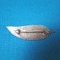 Mother sterling silver vintage brooch pin leaf shape gift for Mom Mothers Day jewelry