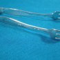Oneida sugar cube tongs Meadowbrook Heather 1881 Rogers silverplate 1936 silver plate tableware