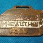 Antique Washburns Ice Cream pocket watch fob Health Food advertising enamel paint metal 1920s