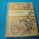 Antique Forget-me-not book scripture 1900s lithograph flowers Bible verse printed Germany