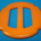 Bakelite belt buckle butterscotch vintage 1920s jewelry clothing accessory plastic catalin slide