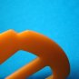 Bakelite belt buckle butterscotch vintage 1920s jewelry clothing accessory plastic catalin slide