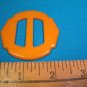 Bakelite belt buckle butterscotch vintage 1920s jewelry clothing accessory plastic catalin slide