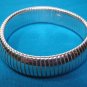 GC 925 bracelet sterling silver bangle cuff flexible stretch expandable estate jewelry accessory