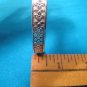 Bracelet sterling silver bangle cuff flower design vintage estate jewelry wardrobe accessory