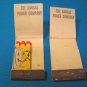 Reddy Kilowatt matchbook cover feature artwork Lion 2 match books Ks. Power 1937 Ashton B. Collins