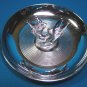 Chrome ashtray two fish pincherette Hamilton pin tray cigarette ash holder vintage 1950s metal dish