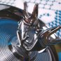 Chrome ashtray two fish pincherette Hamilton pin tray cigarette ash holder vintage 1950s metal dish
