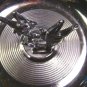 Chrome ashtray two fish pincherette Hamilton pin tray cigarette ash holder vintage 1950s metal dish