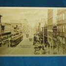 RPPC Hastings Street E streetcar auto Vancouver B.C. Canada real photo postcard Gowen Sutton 1930s