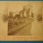 Ross Castle Killarney Lake Ireland stereograph stereoview stereoscope card BW Kilburn antique 1891