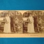 Soldier Victorian lady stereograph stereoview stereoscope card B.W. Kilburn antique 1909 James Davis