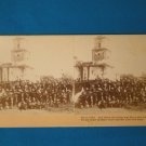 Military army soldiers guns stereograph stereoview stereoscope card Kilburn antique 1909 J.M. Davis