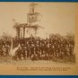 Military army soldiers guns stereograph stereoview stereoscope card Kilburn antique 1909 J.M. Davis