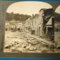 Place Des  Halles St. Mihiel Market Square stereoview stereoscope card Keystone WWI antique 1918