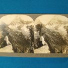 Mt. Sir Donald British Columbia Canada stereoview stereograph stereoscope card Keystone antique 1909