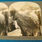 Mt. Sir Donald British Columbia Canada stereoview stereograph stereoscope card Keystone antique 1909