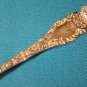 Baker Manchester Spartan sterling silver 1900 pierced spoon nut bon bon sugar gold wash flatware