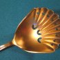 Baker Manchester Spartan sterling silver 1900 pierced spoon nut bon bon sugar gold wash flatware