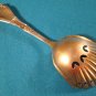 Baker Manchester Spartan sterling silver 1900 pierced spoon nut bon bon sugar gold wash flatware