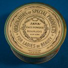 Java Naturelle face powder Bourjois for ladies of beauty 1920s vintage makeup full box
