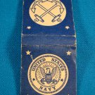 United States Navy matchbook cover eagle, crossed anchors vintage empty Universal Match Corp.
