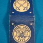 United States Navy matchbook cover eagle, crossed anchors vintage empty Universal Match Corp.