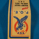 F.O.E. match book cover Fraternal Order of Eagles 1949 El Dorado Ks. Aerie 2823