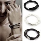 Bracelets Diomedes Gussy Life Wholesale New Men Fashion Leather Charm Bangl