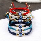 New Evil Eye Braided Bracelet Lucky Red Black Color Thread Couple Chai