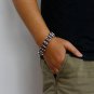 16mm Bike Chain Bracelet for Men Multiple Color Bangle Stainless Steel