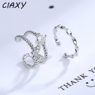 New Fashion CZ Zircon Clip Earrings for Women Trendy C Shaped Small Ea