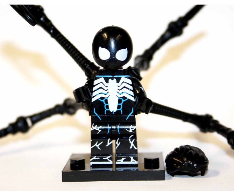 Spider-Man Black Symbiote Suit Across the Spider-verse minifigure movie building toy figure