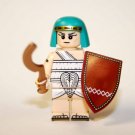 Egyptian warrior with Red Shield minifigure building army castle knight toy figure
