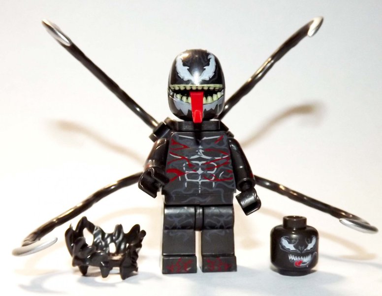 Riot Venom Spider-Man minifigure movie building toy figure