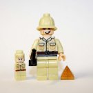 Rene Bellog Indiana Jones minifigure movie building toy figure