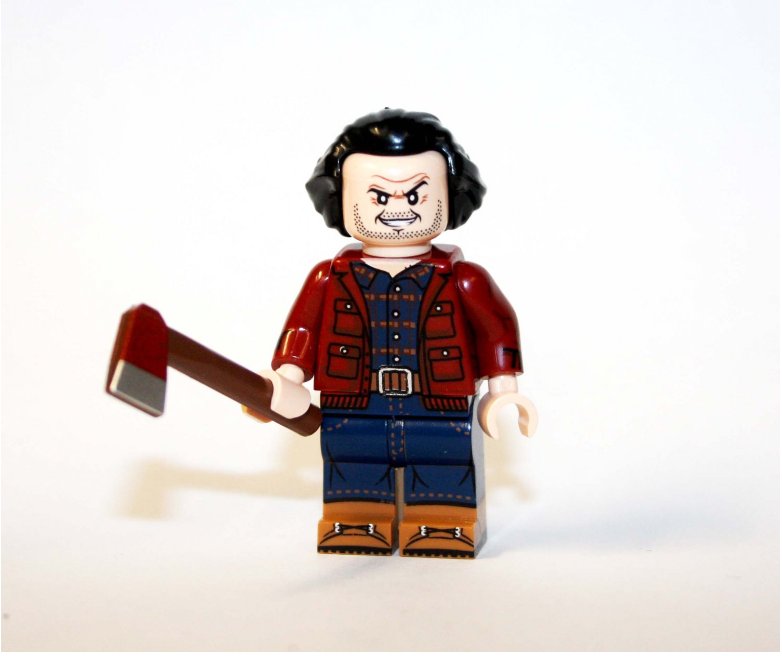 The Shining Jack Torrance Custom minifigure horror movie building toy figure