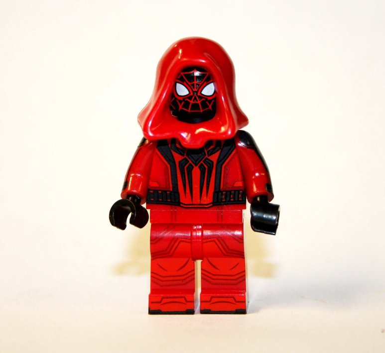 Miles Morales Crimson Cowl PS4 Spider-Man minifigure movie building toy figure