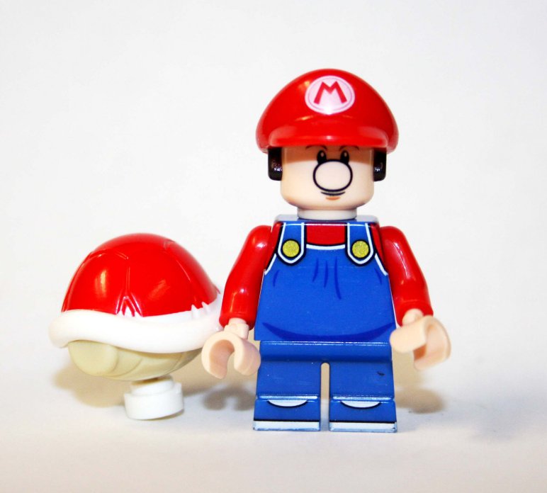 Young Mario minifigure The Super Mario Bros. Movie building toy figure