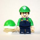 Young Luigi minifigure The Super Mario Bros. Movie building toy figure