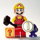 Mario yellow minifigure The Super Mario Bros. Movie building toy figure