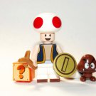 Toad Kinopio minifigure The Super Mario Bros. Movie building toy figure