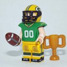 Green Bay Packers Football Custom minifigure movie building toy figure