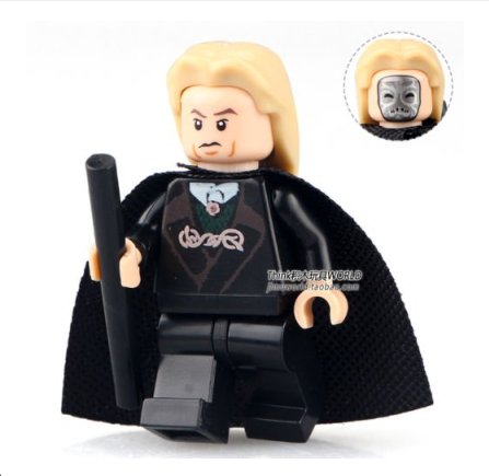 Lucius Malfoy Harry Potter Custom minifigure movie building toy figure
