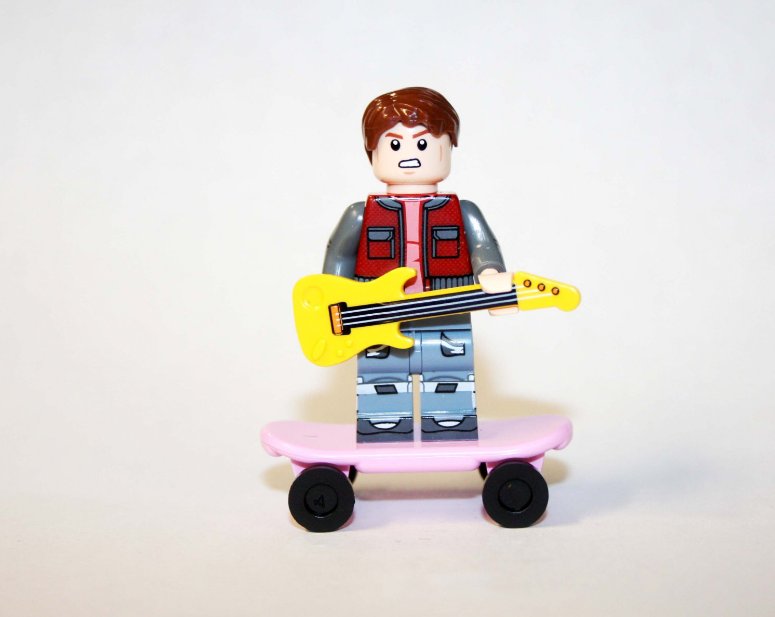 Marty McFly Back to the Future movie Custom minifigure movie building toy figure