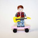 Marty McFly Back to the Future movie Custom minifigure movie building toy figure