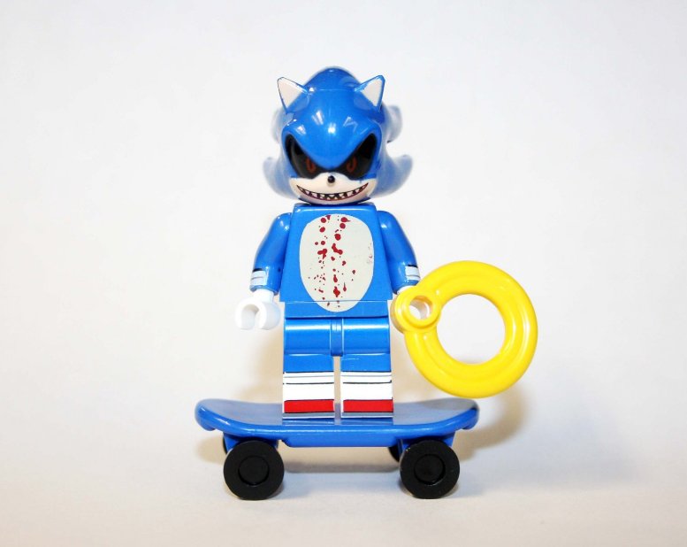 Sonic.Exe Sonic the hedgehog Game Custom minifigure movie building toy figure