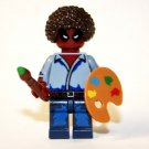 Bob Ross Deadpool Joy of Painting m minifigure movie building toy figure